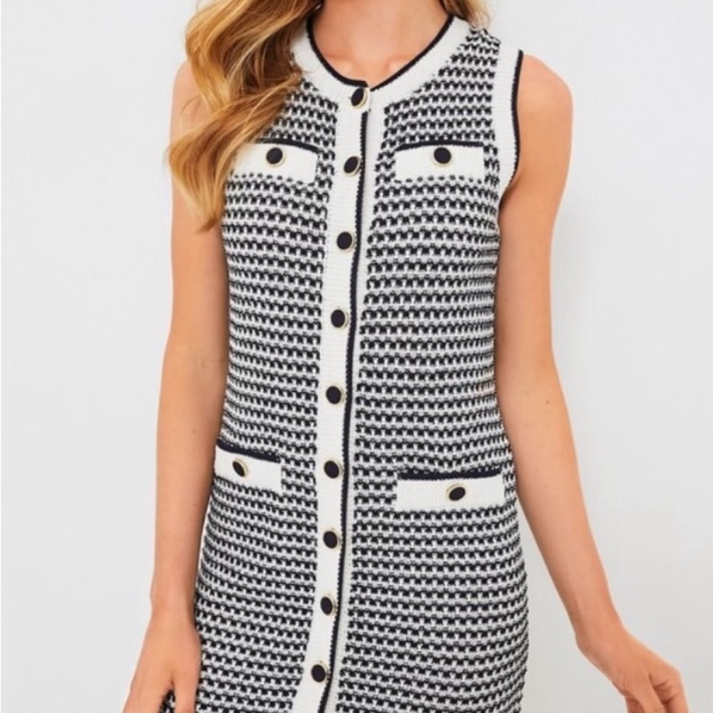 Pomander Place Sleeveless Knit Bardot Dress